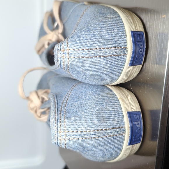 Keds Blue Chambray Sneakers Women's Size 8.5 - Picture 5 of 7